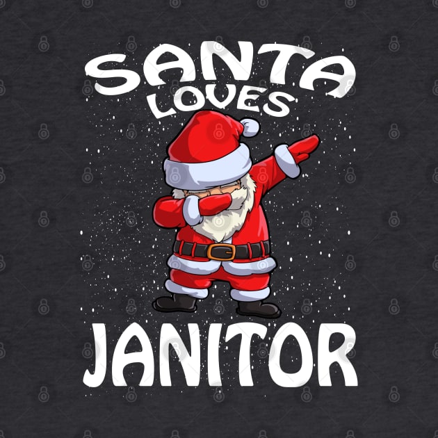 Santa Loves Janitor Christmas by intelus